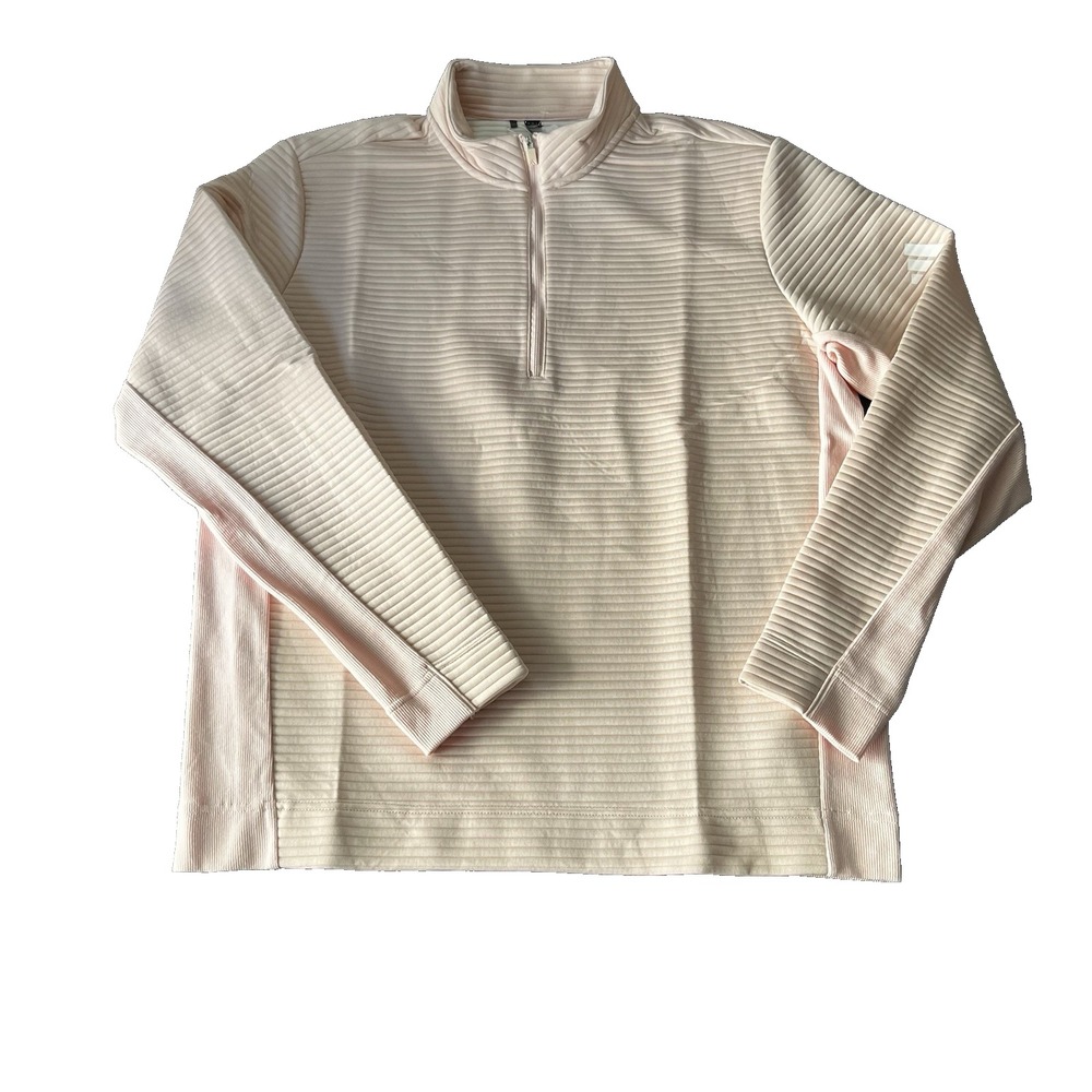 Adidas Golf Jacket Mens Large Pink Ultimate365 DWR‎ Textured Water Repellent